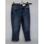 MAURICE 3/4 JEANS SIZE 6