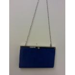 BLUE CLUTCH BAG