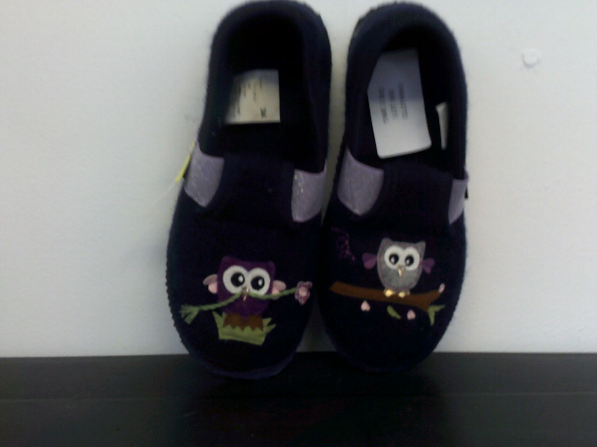 Girls Owl Slippers Size 4