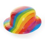 Approx 40 Rainbow Bowler Hats (Delivery Band A)