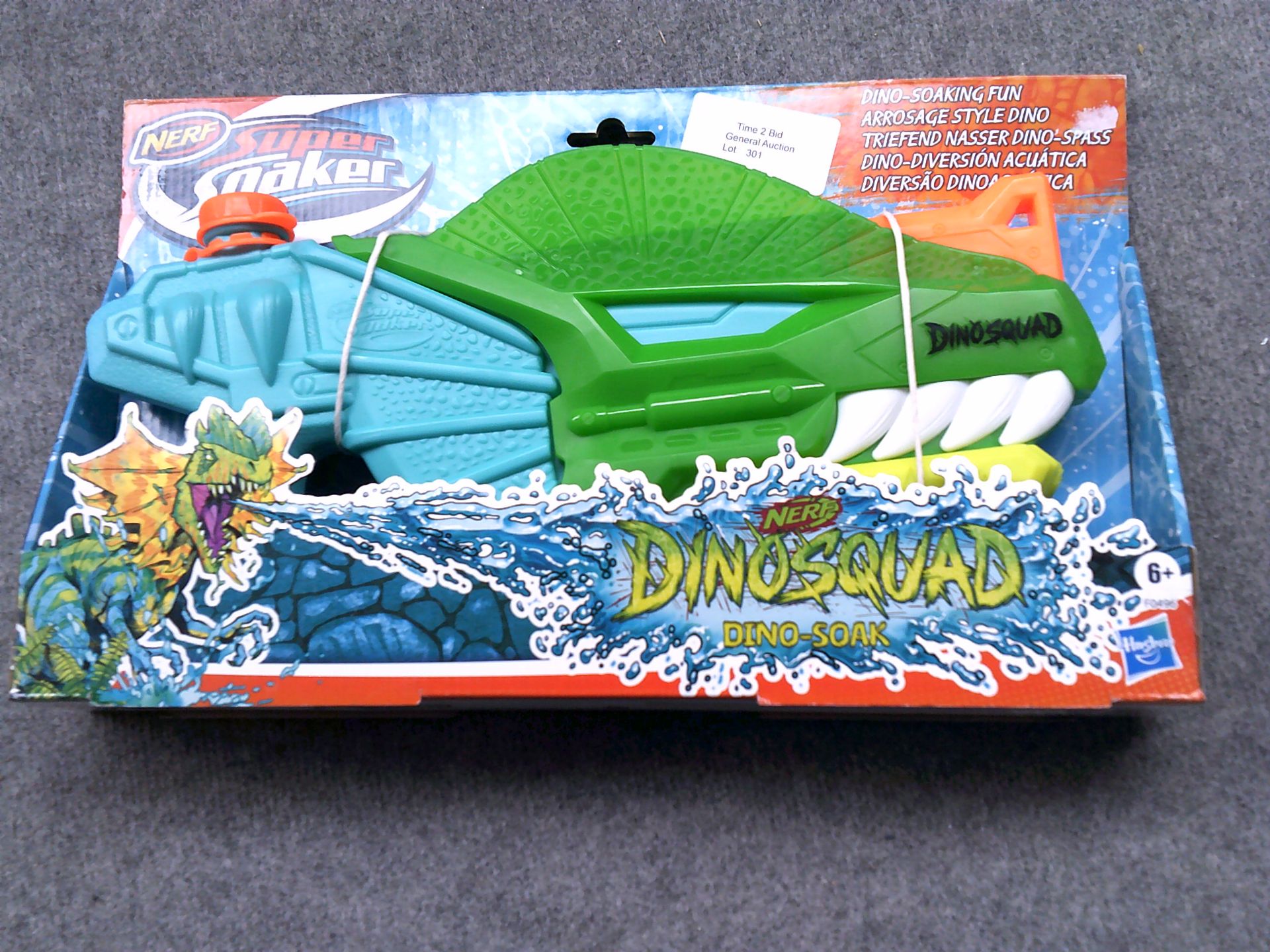 Super soaker dinosquad water gun (Delivery Band A)