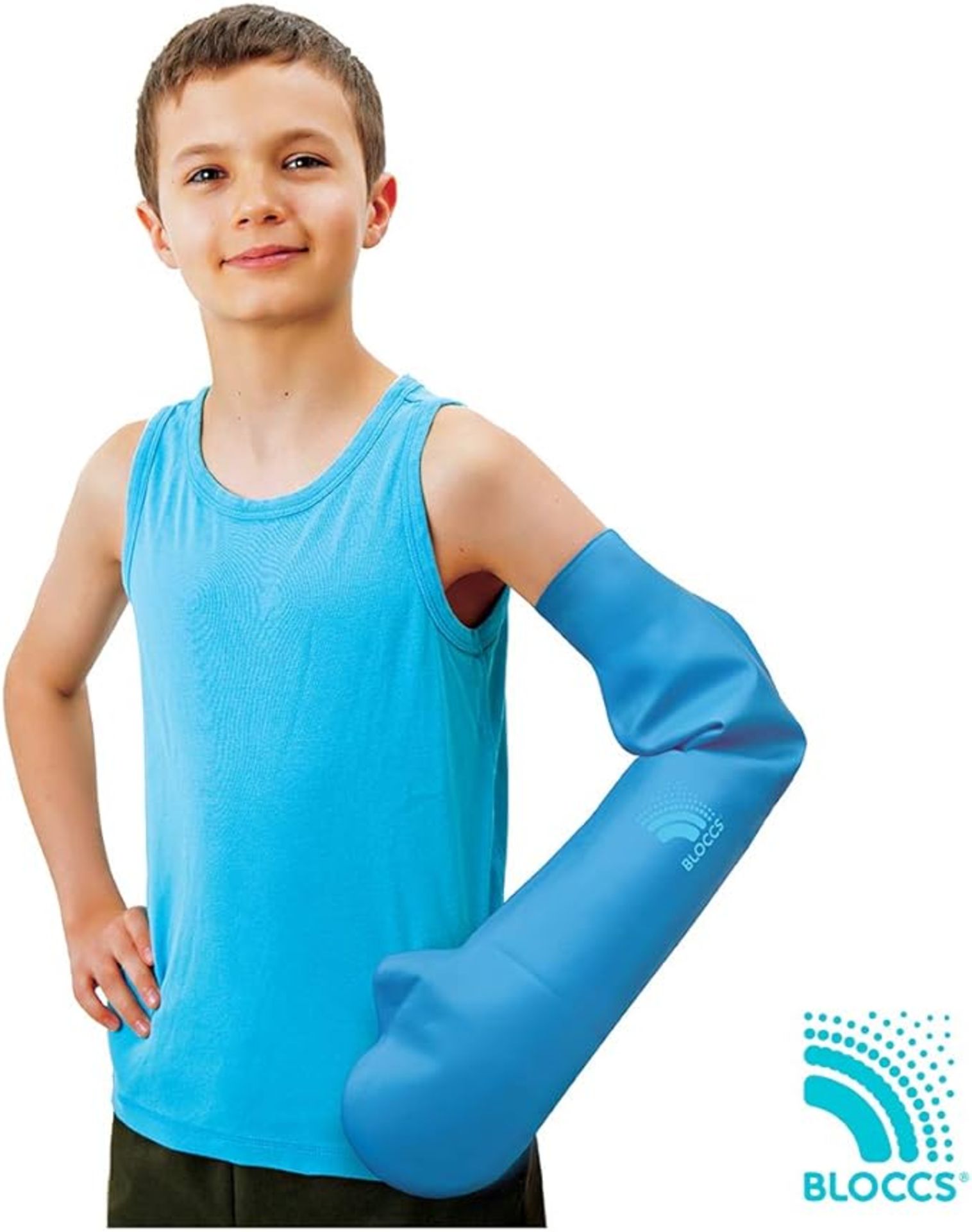 Bloccs children's waterproof protector for casts and dressing (Delivery Band A)