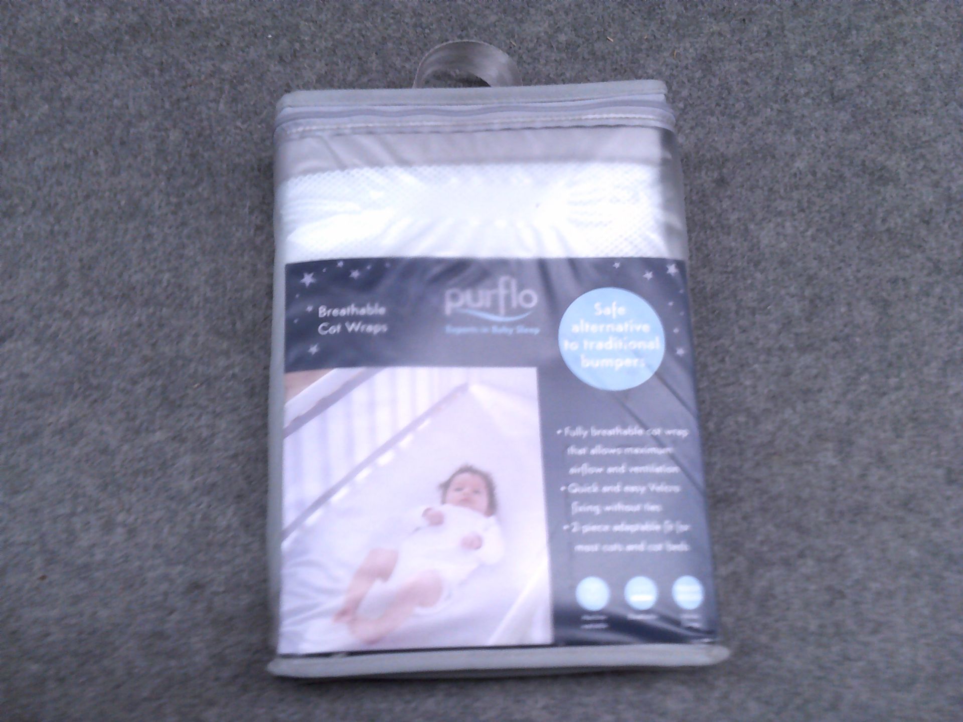 Pufflo breathable cot wraps (Delivery Band A)