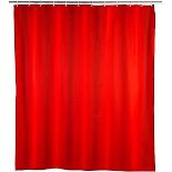 3x Red Shower Curtain Sets (Delivery Band A)