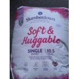 Slumberdown soft&huggable single duvet 10.5 tog (Delivery Band A)