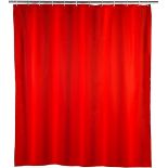 3x Red Shower Curtain Sets (Delivery Band A)