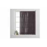 Home gray vertcal blind pack width 120cm x lenght 137cm (Delivery Band A)