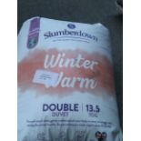 Slumberdown winter warm double duvet 13.5 tog (Delivery Band A)