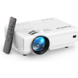 XuanPad Projector, 2024 Upgraded Mini Projector, Portable Video Projector HD 1080P Supported, 14000L