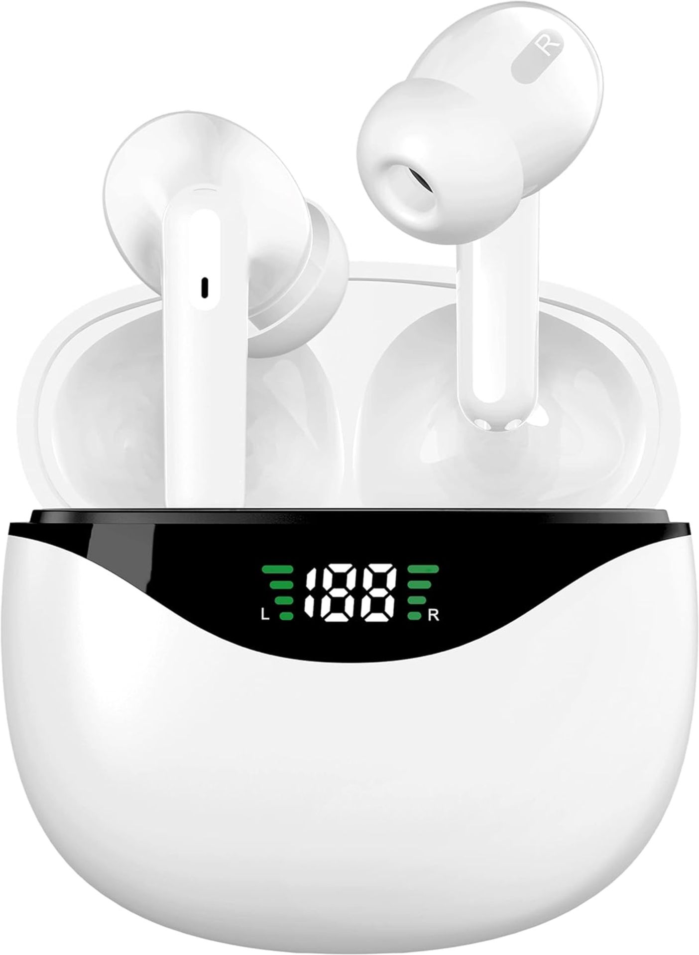 Wireless Earbuds, Wireless Earbuds Bluetooth 5.3 Headphones HiFi Stereo Headphones Noise