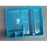 Wham large dish drainer teal (Delivery Band A)