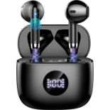 Wireless Earbuds, Bluetooth 5.3 Headphones in Ear with 4 ENC Noise Cancelling Mic, Bluetooth Earbuds