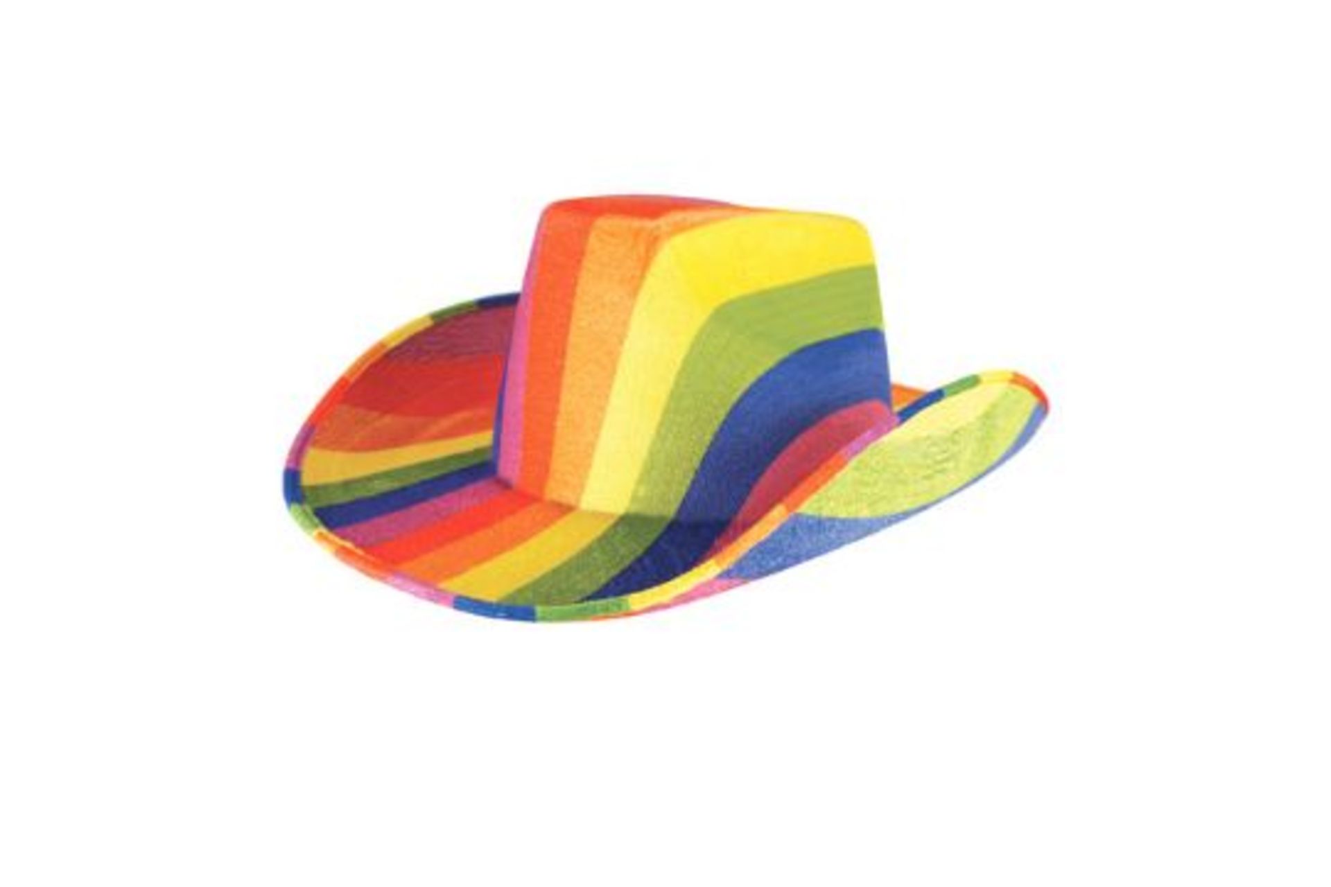 5x Rainbow Cowboy Hats (Delivery Band A)