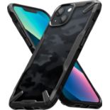 Ringke Fusion-X Compatible with iPhone 13 Case, Camoflauge Design Hard Back Heavy Duty Shockproof