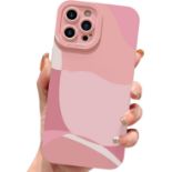 ECZOIL Compatible with iPhone 12 Pro Case 6.1 Inch,cute painted art lens protective slim soft