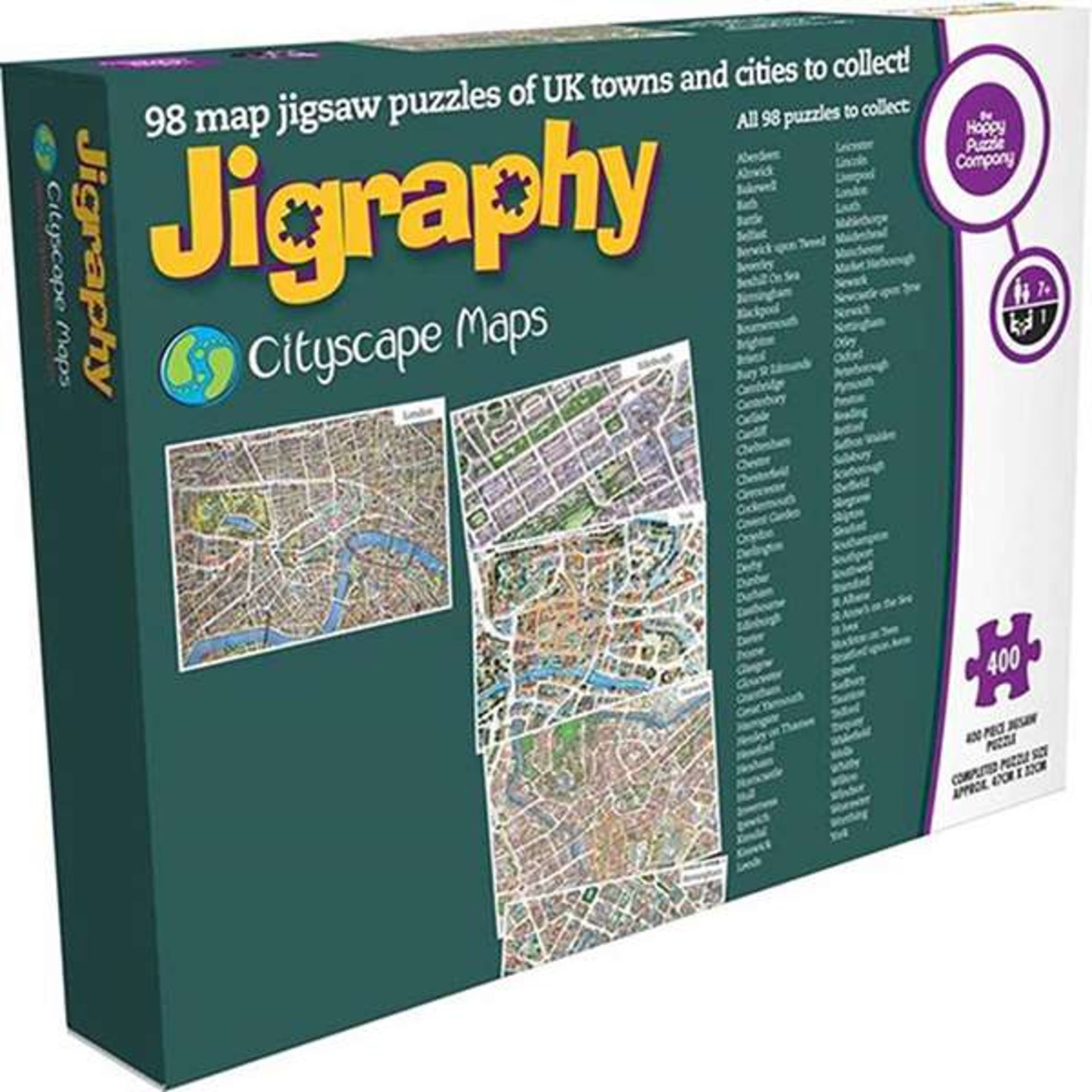 Jigraphy cityscape maps Brighton Jigsaw (Delivery Band A)