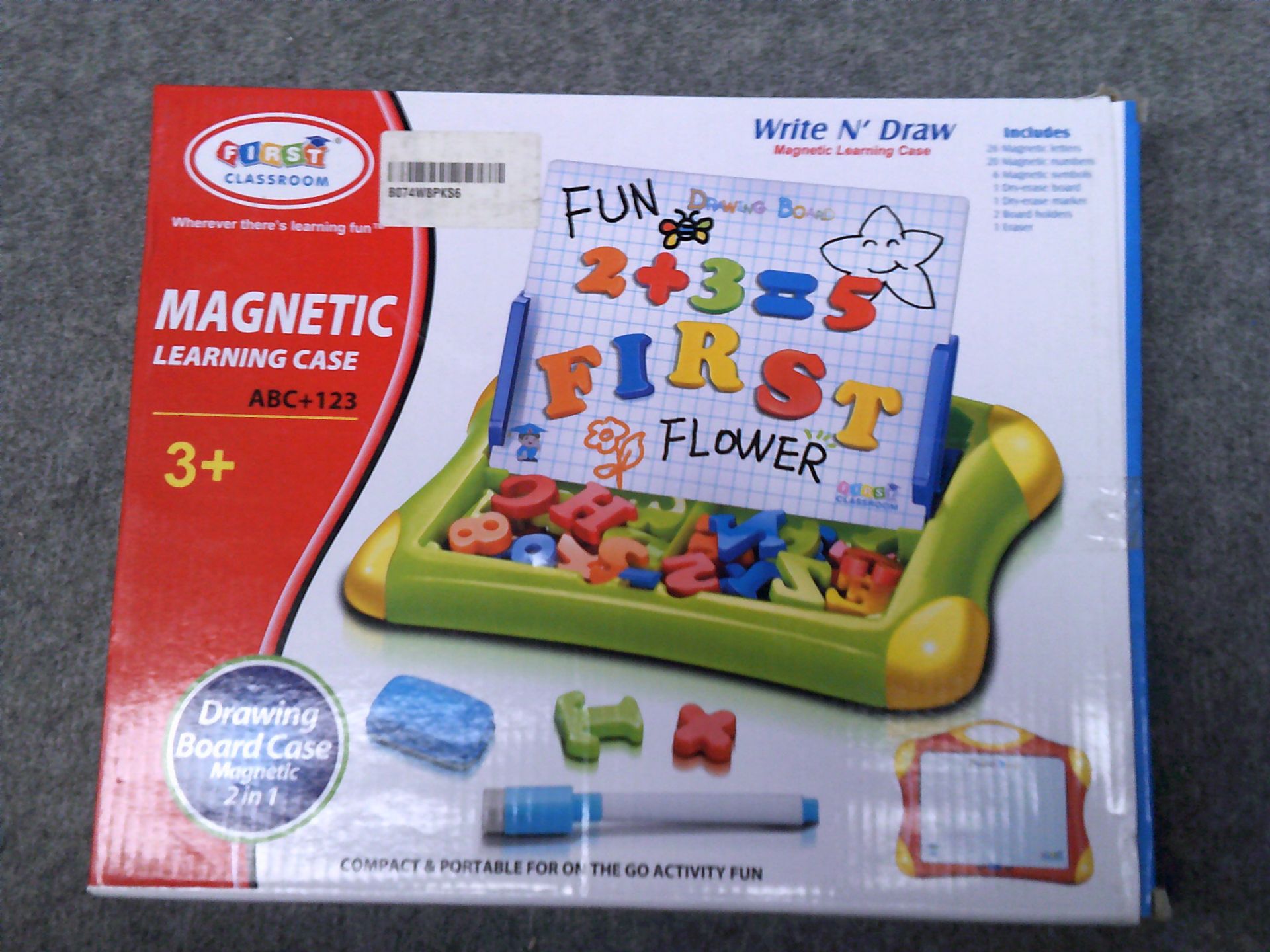 FIRST CLASSROOM MAGNETIC LEARNING CASE 3+