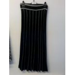 Black and Silver Gitter Skirt Size 12