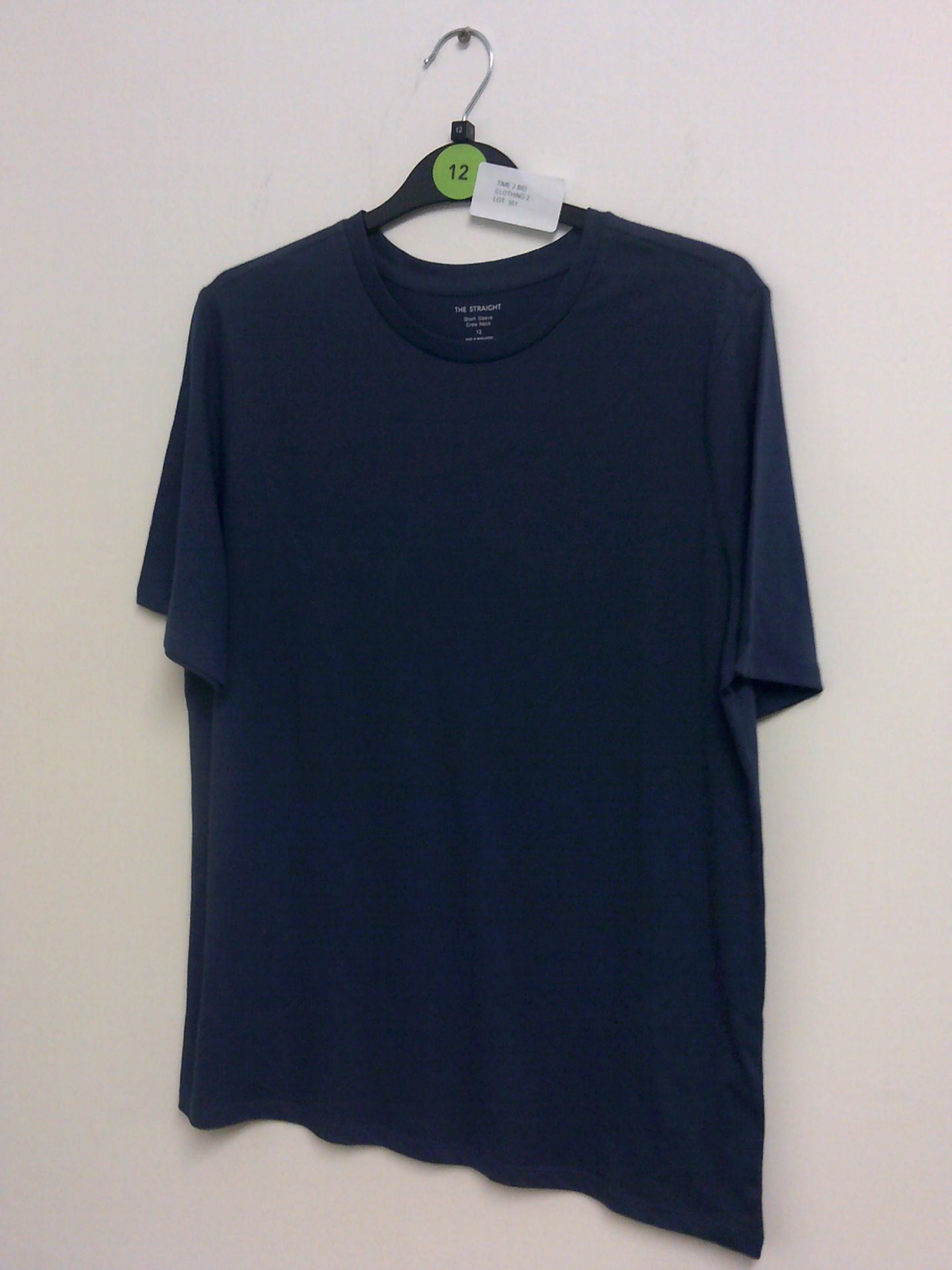 M&S LADIES BLUE SHORT SLEEVED CREW NECK TSHIRT SIZE 12