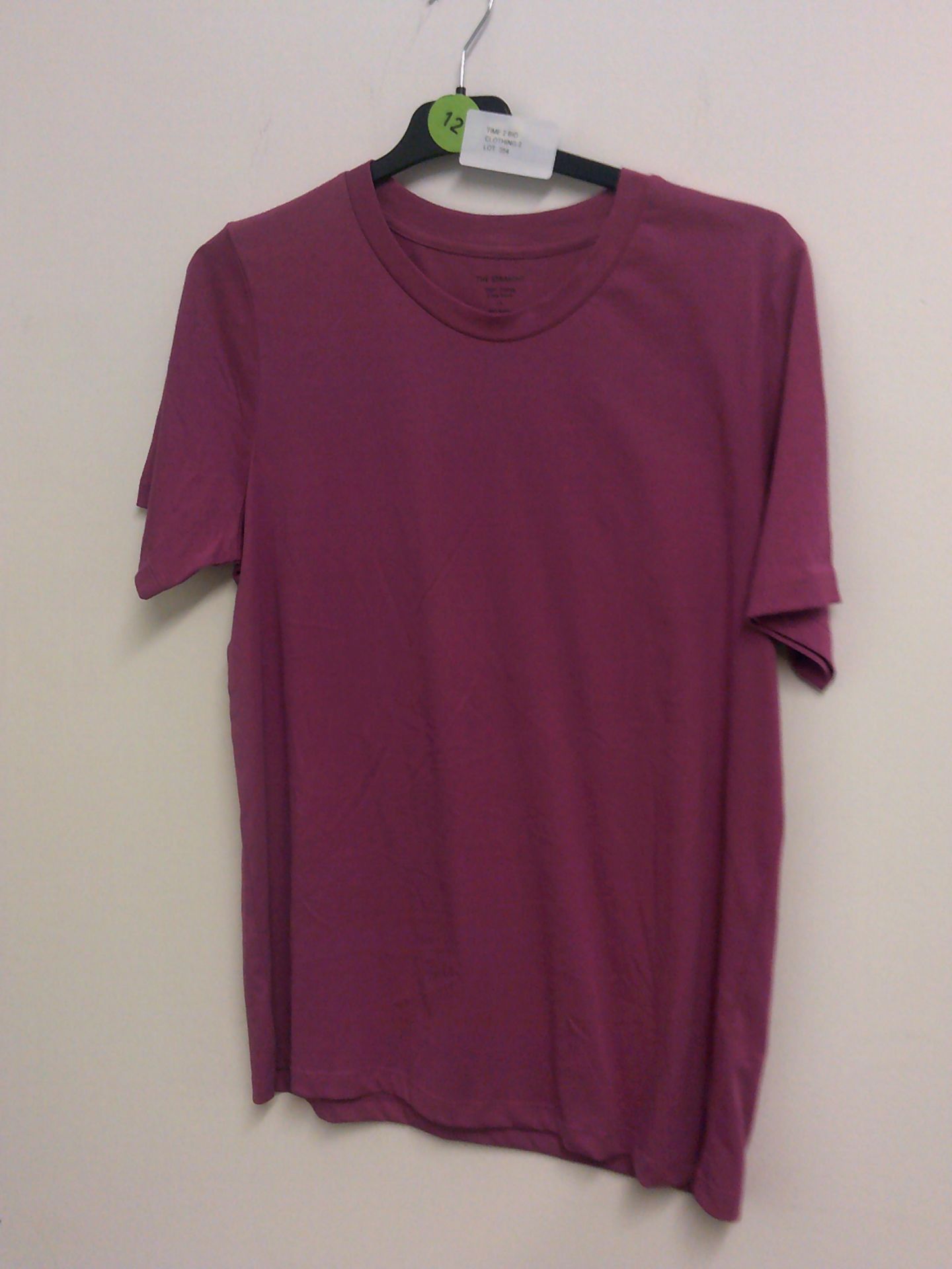 M&S LADIES PURPLE SHORT SLEEVED CREW NECK TSHIRT SIZE 12