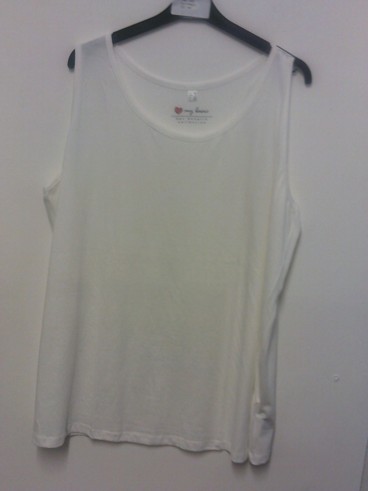 BONPRIX WHITE VEST TOP SIZE XL