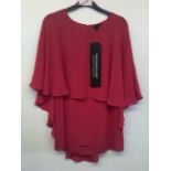 Kaleidoscope Fuscia Blouse Size 8