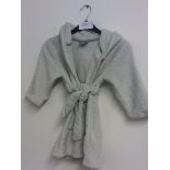 MY FIRST YEARS DRESSING GOWN GREY SIZE 6/12 MTHS
