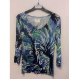 TOGETHER PRINTED LONG SLEEVE TOP SIZE 12