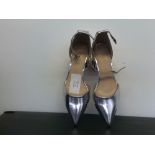 Simply Be Silver Heels Size 6