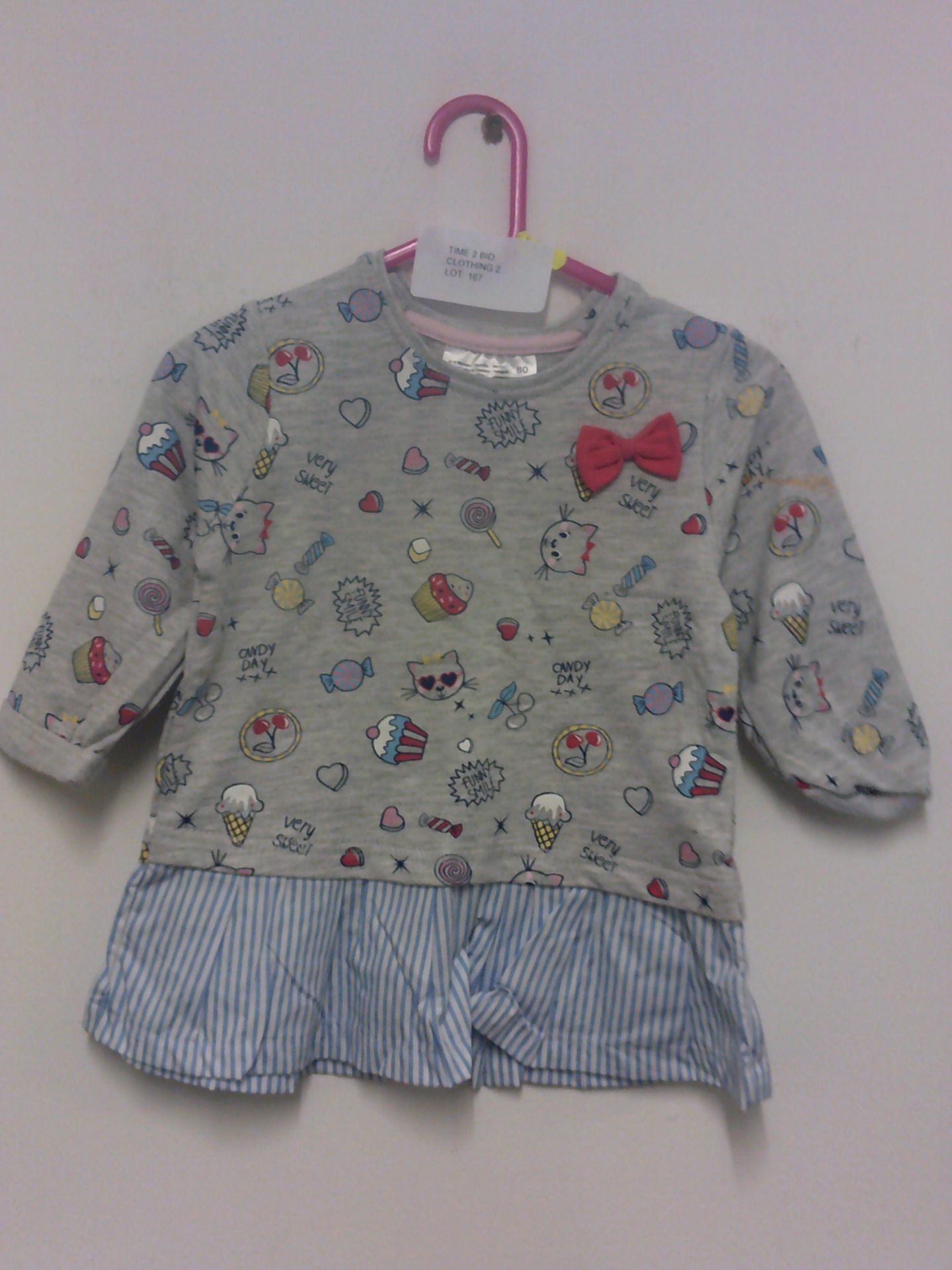 ERGEE BABIES TUNIC TOP AGE 4/6MTHS