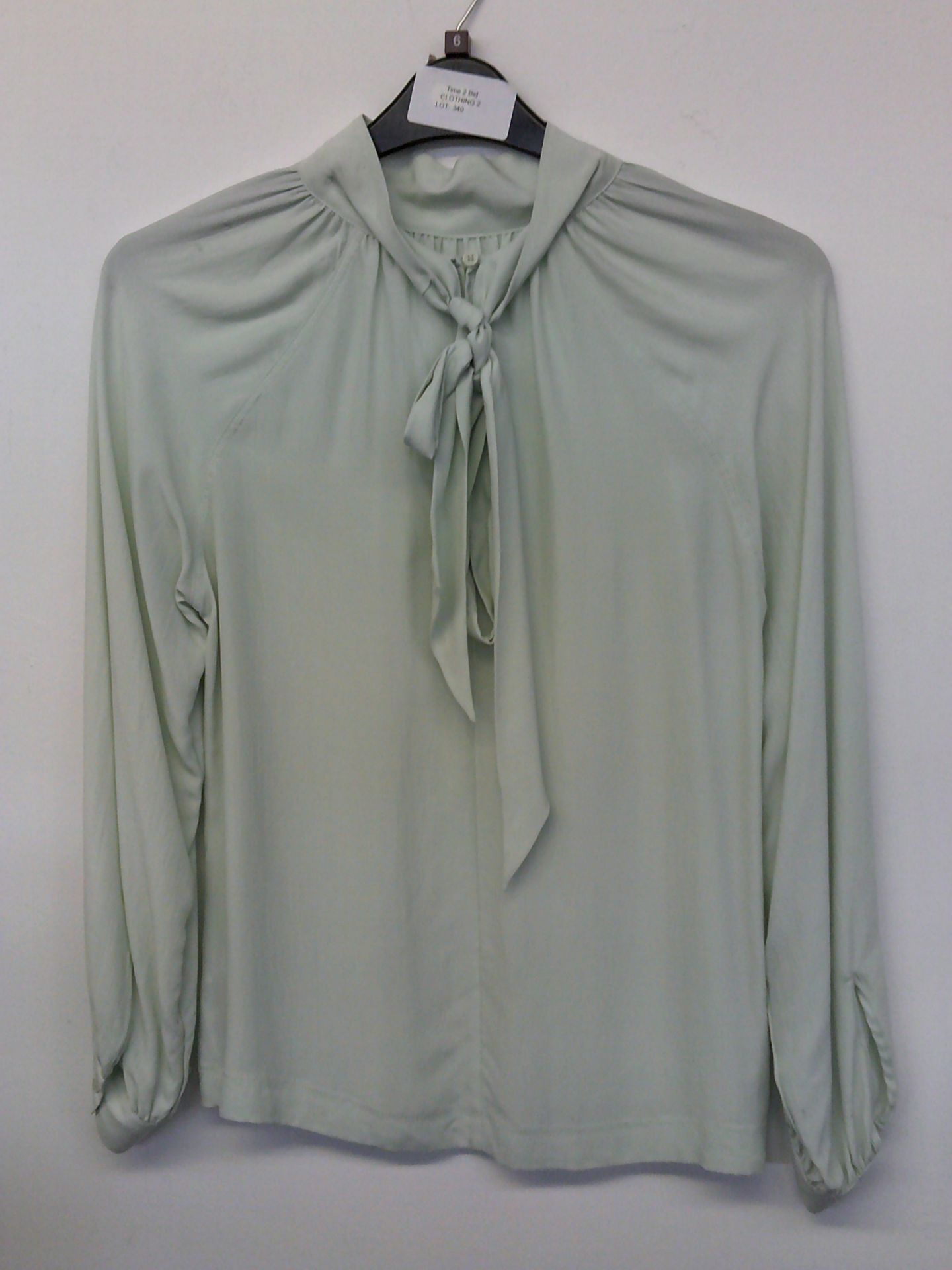 MARKS AND SPENCERS TIE NECK BLOUSE SIZE 6