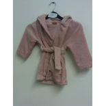 MY FIRST YEARS DRESSING GOWN PINK SIZE 6/12 MTHS
