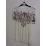 TOGETHER LADIES SEQUINNED TSHIRT SIZE 10
