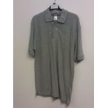 MENS GREY POLO SHIRT SIZE M