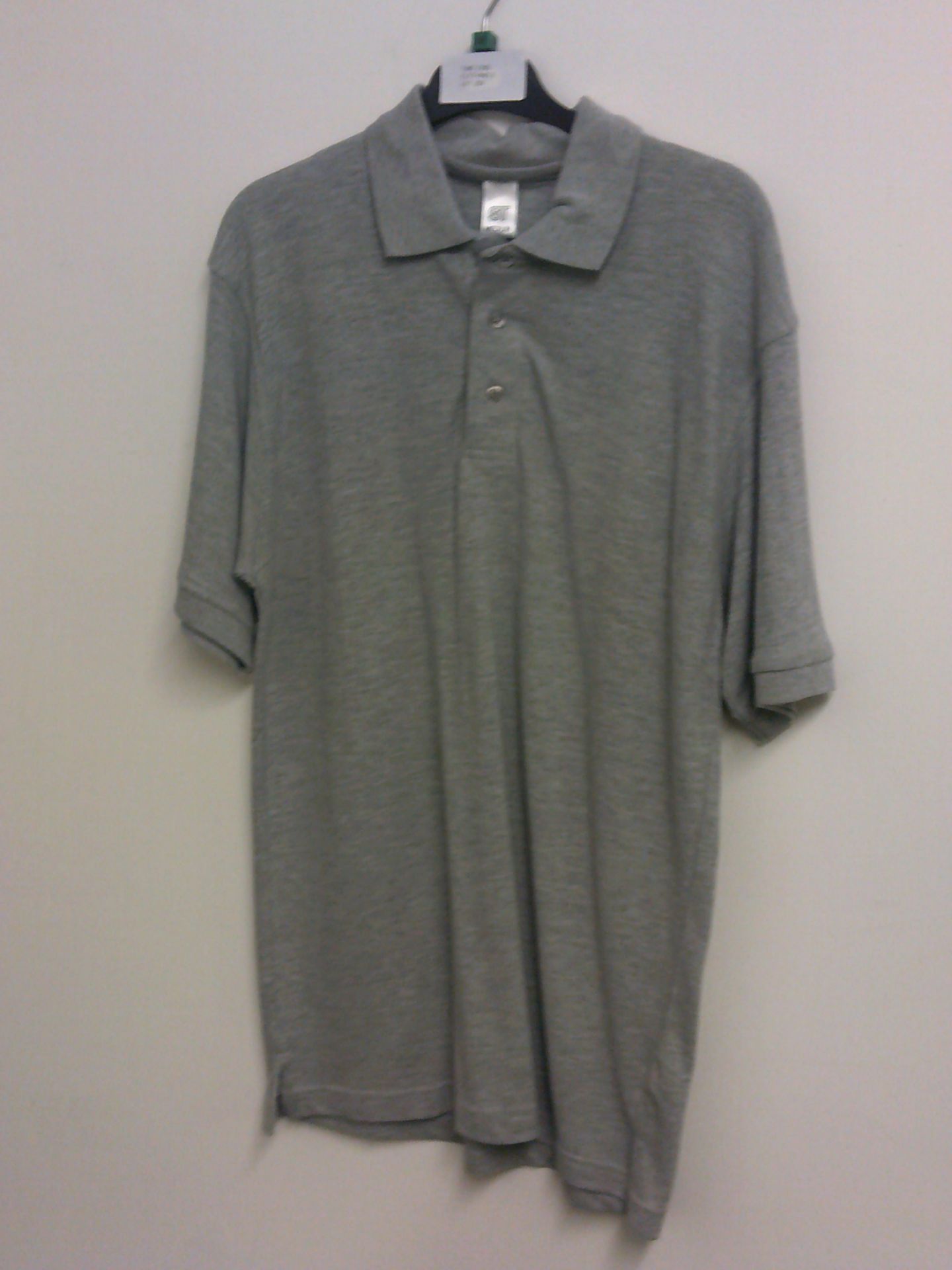 MENS GREY POLO SHIRT SIZE M