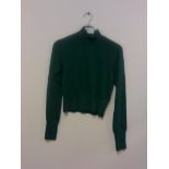 GREEN CROPPED TOP SIZE XS