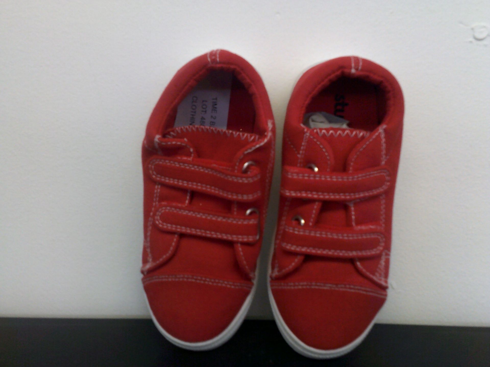 Boys Red Trainers Size 8