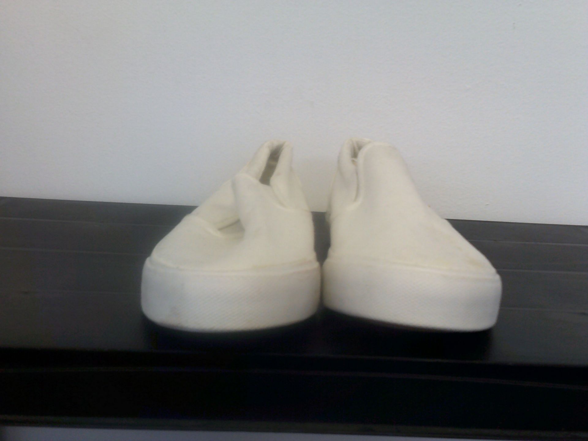Simply Be White Canvas Shoes Size 5