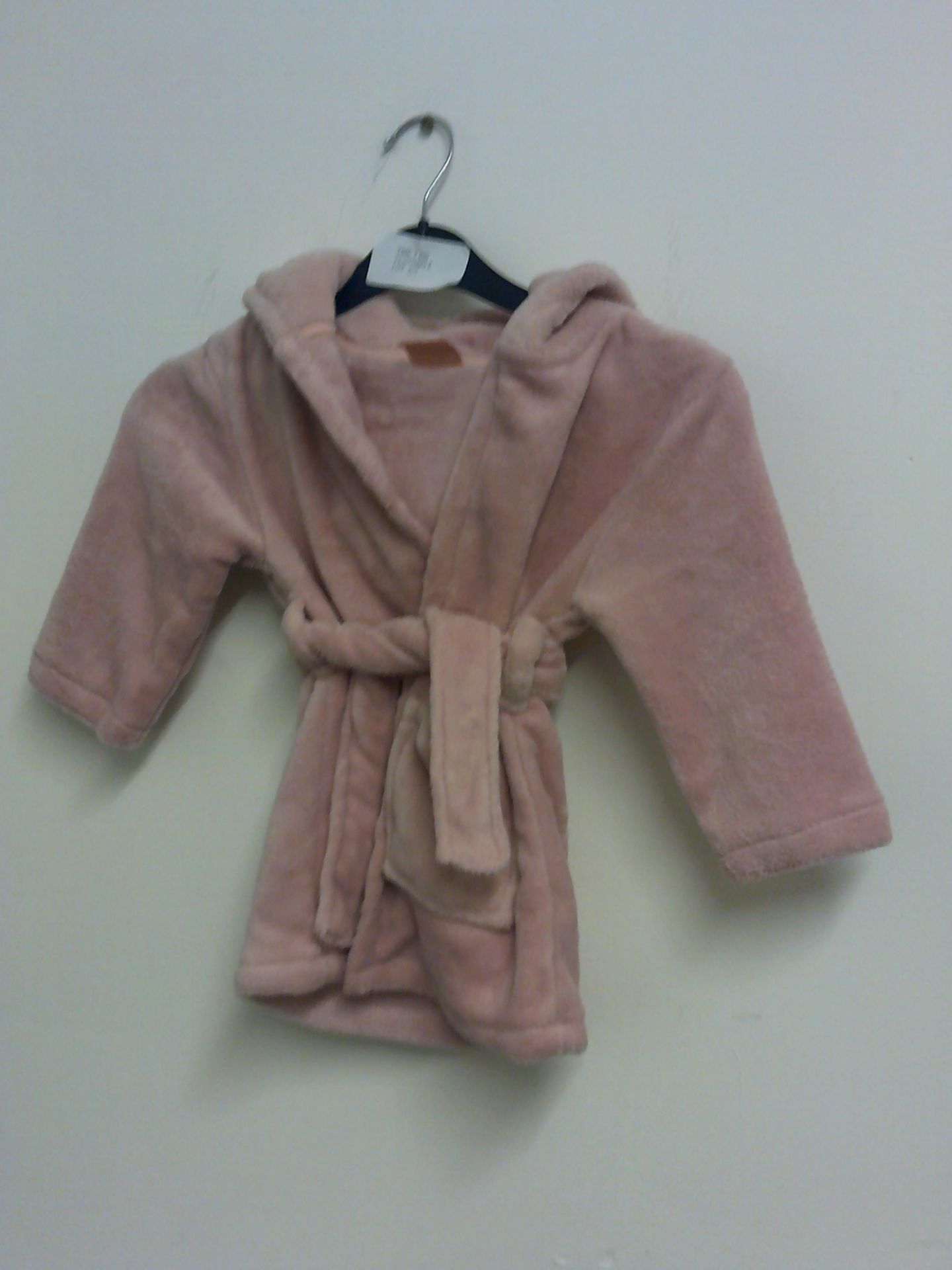 MY FIRST YEARS DRESSING GOWN PINK SIZE 6/12 MTHS