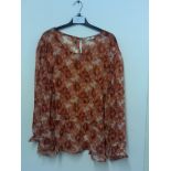 ELLOS FLORAL BLOUSE SIZE 38