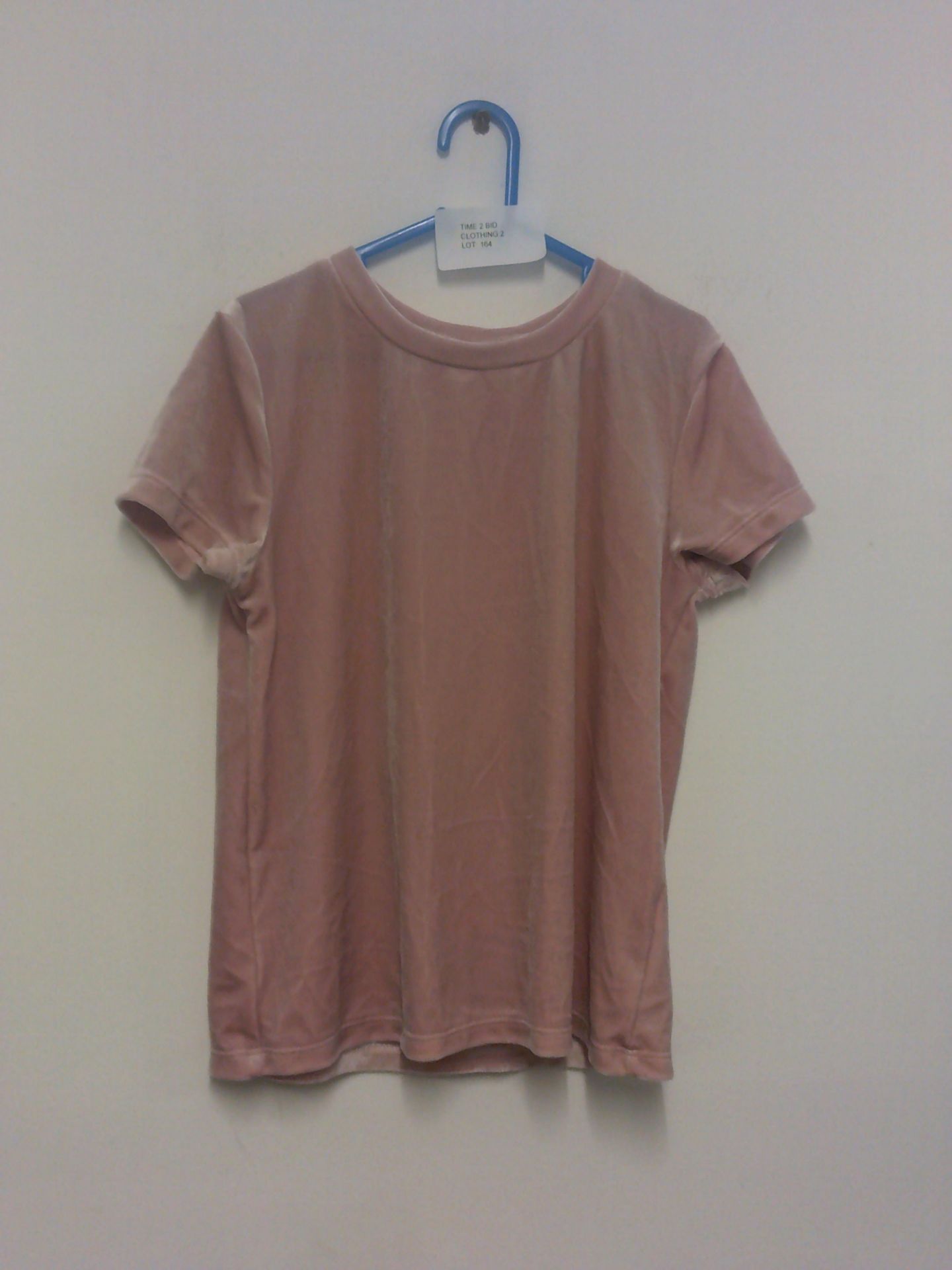 GIRLS VELOUR PINK SPARKLE STAR TOP AGE 8YRS