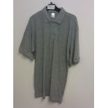 MENS GREY POLO SHIRT SIZE M