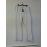 Ladies Fabric Cotton Jeans Size 28