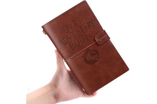 LEATHER ADVENTURE TRAVEL BOOK RRP £16