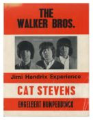 Jimi Hendrix Experience/Walker Brother 1967 Unofficial Programme (UK)