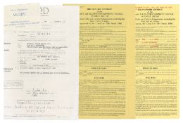 Hawkwind 1970s Performance Contract Collection (UK)