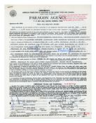 Lynyrd Skynyrd 1975 Winterland San Francisco Performance Contract (USA)