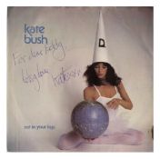 Kate Bush Autographed 1981 Sat In Your Lap Single (UK)