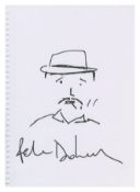 Pete Doherty Signed Sketch (UK)