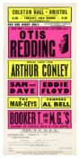 Otis Redding 1967 Colston Hall Bristol Concert Handbill Flyer (UK)